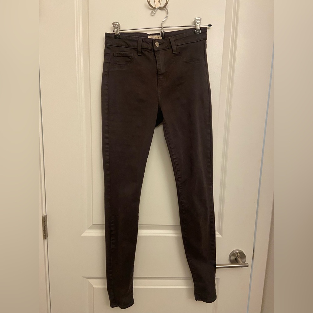 L'AGENCE Coated Stretch Jeans